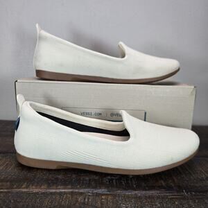 Vessi Market Flat Womens Size 6.5 Waterproof Shoes Slip On Casual Flats Sand